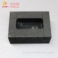 Rectangular shaped graphite ingot molds for melting and pouring gold ingots